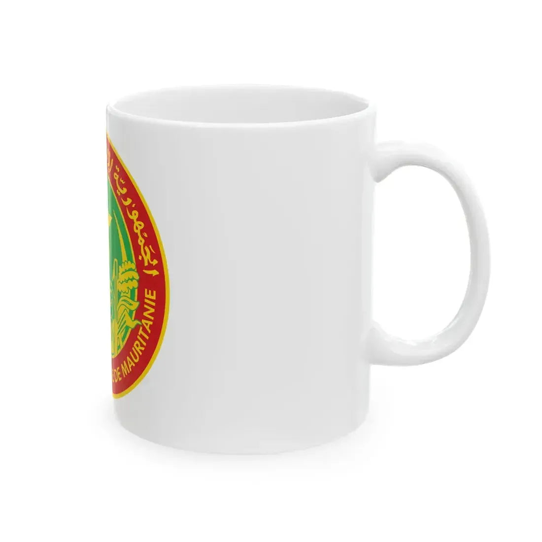 Flag of the president of Mauritania (Mauritania) White Coffee Mug - Go Mug Yourself