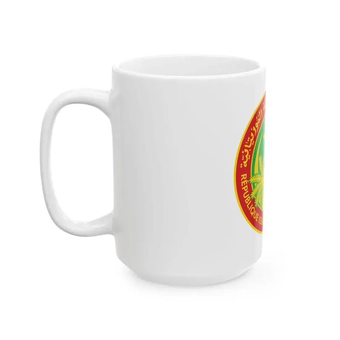 Flag of the president of Mauritania (Mauritania) White Coffee Mug - Go Mug Yourself