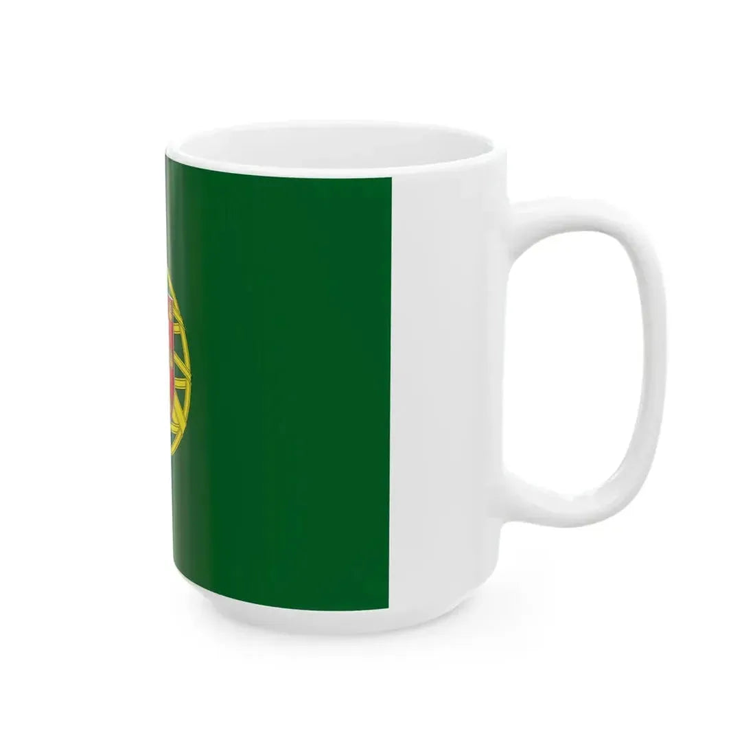 Flag of the President of Portugal (Portugal) White Coffee Mug - Go Mug Yourself