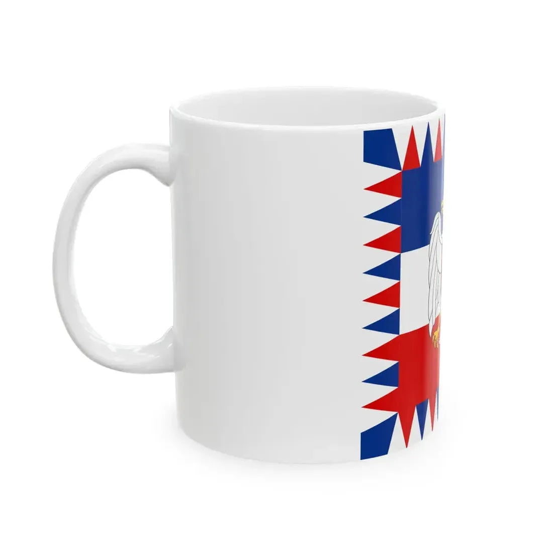 Flag of the President of Serbia and Montenegro 1992-2006 (Montenegro) White Coffee Mug - Go Mug Yourself