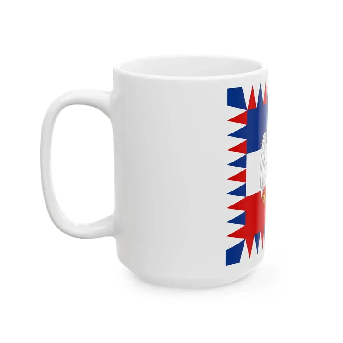 Flag of the President of Serbia and Montenegro 1992-2006 (Montenegro) White Coffee Mug - Go Mug Yourself