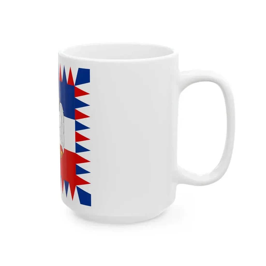 Flag of the President of Serbia and Montenegro 1992-2006 (Montenegro) White Coffee Mug - Go Mug Yourself