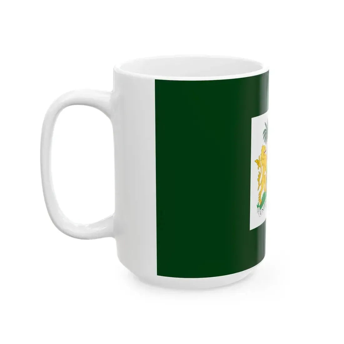 Flag of the President of Sierra Leone (Sierra Leone) White Coffee Mug - Go Mug Yourself