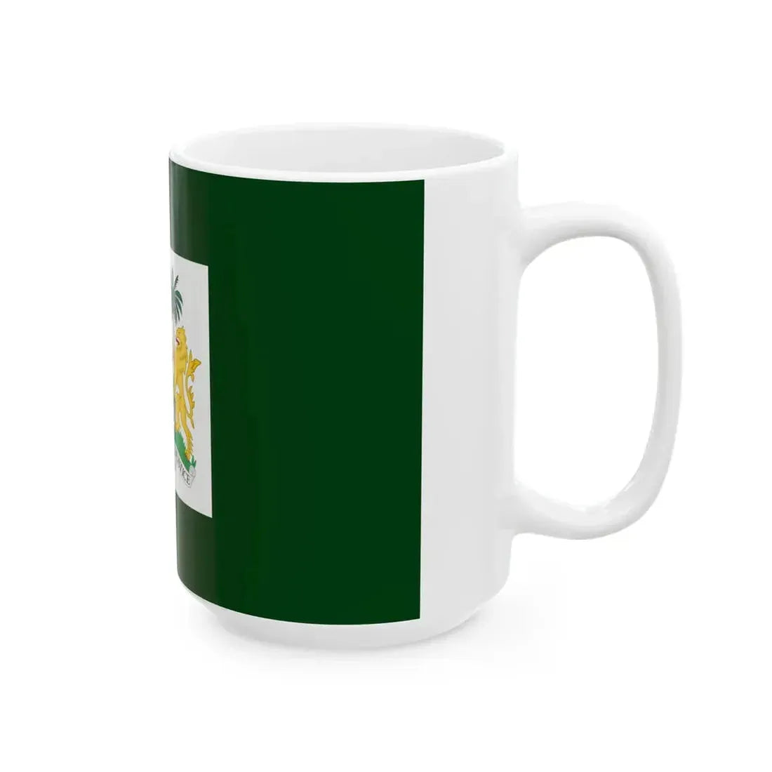 Flag of the President of Sierra Leone (Sierra Leone) White Coffee Mug - Go Mug Yourself