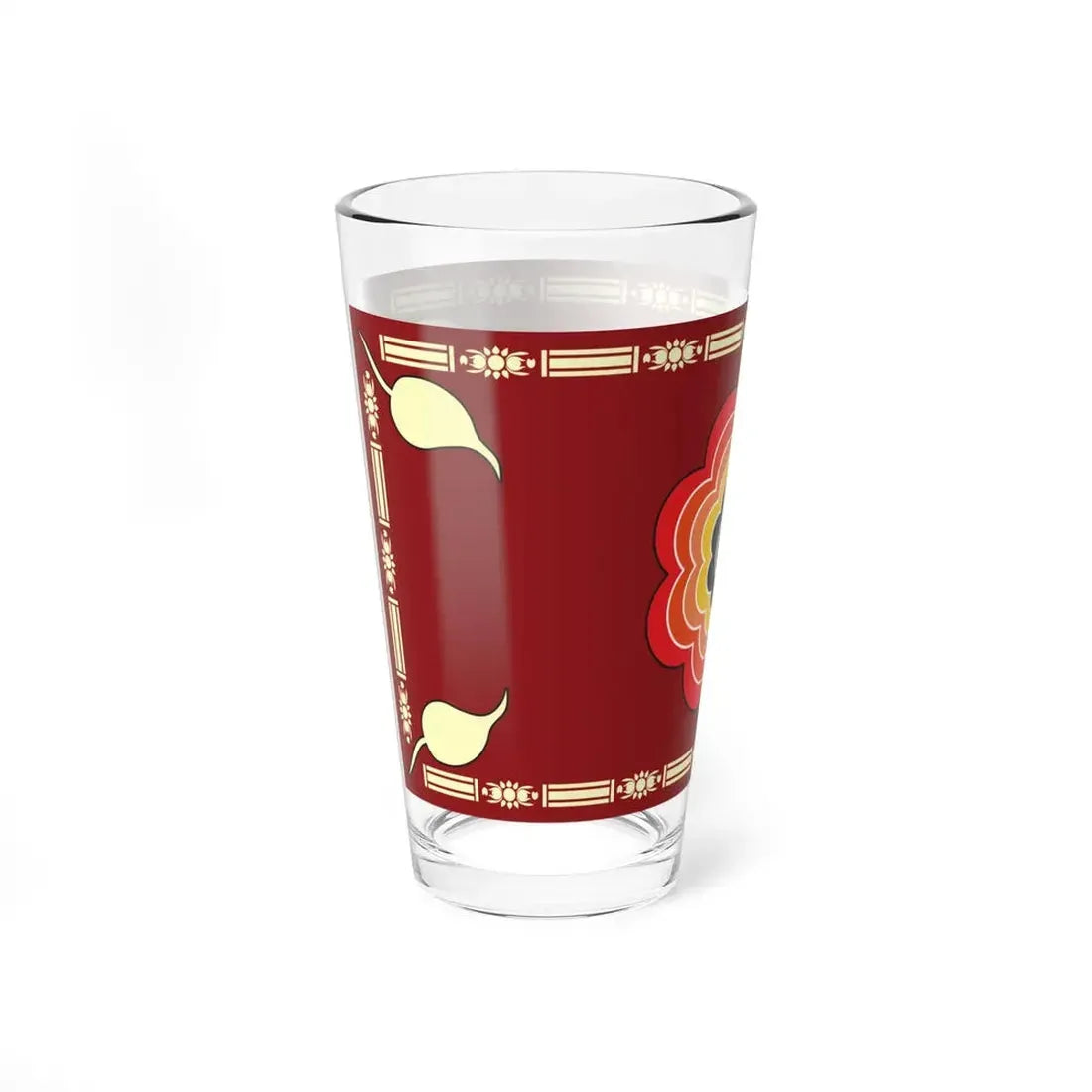 Flag of the President of Sri Lanka 2015-2019 (Sri Lanka) Pint Glass 16oz - Go Mug Yourself