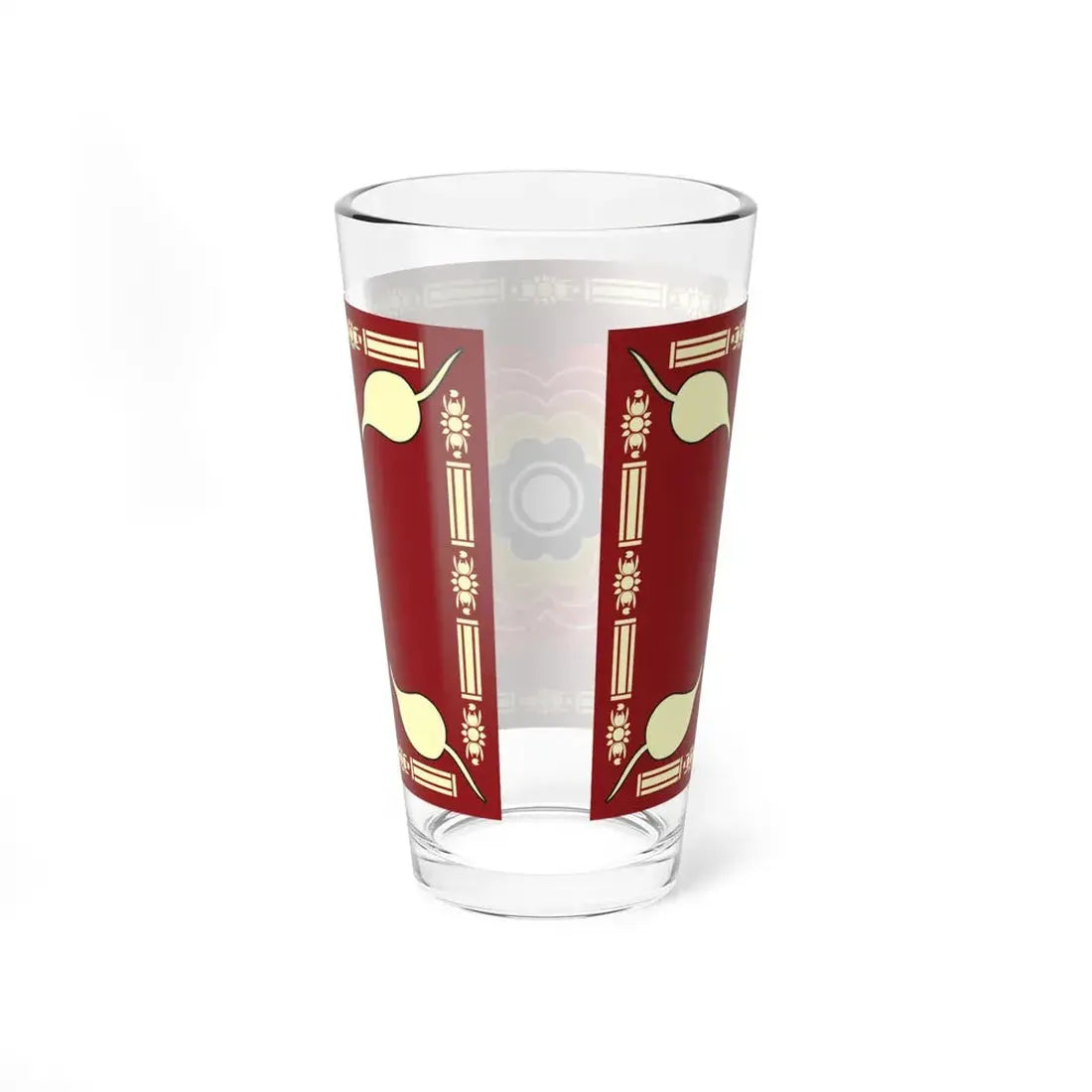 Flag of the President of Sri Lanka 2015-2019 (Sri Lanka) Pint Glass 16oz - Go Mug Yourself