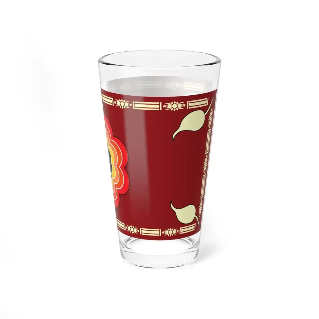 Flag of the President of Sri Lanka 2015-2019 (Sri Lanka) Pint Glass 16oz - Go Mug Yourself