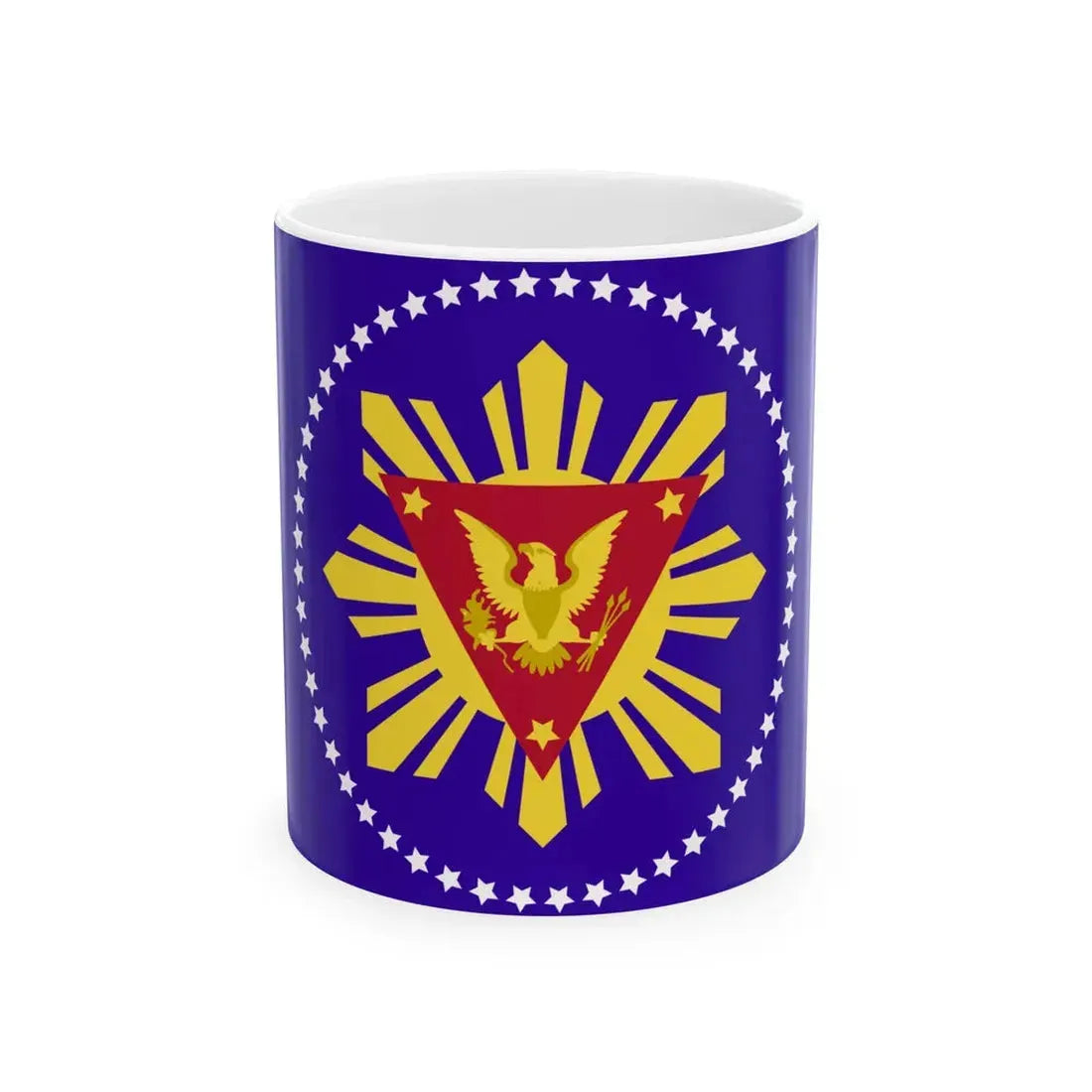 Flag of the President of the Philippines 1981-1986 (Philippines) White Coffee Mug 11oz - Go Mug Yourself