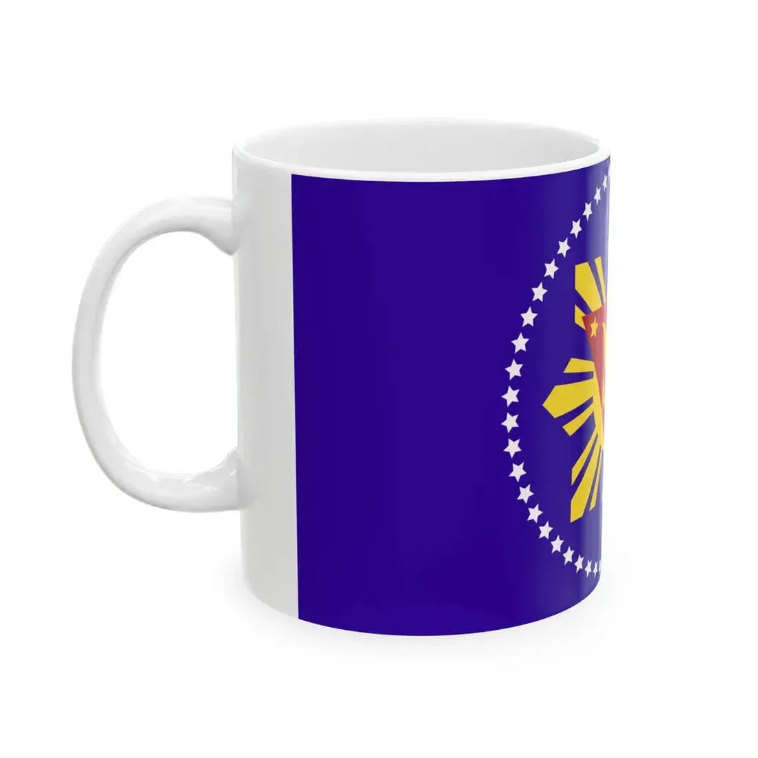 Flag of the President of the Philippines 1981-1986 (Philippines) White Coffee Mug - Go Mug Yourself