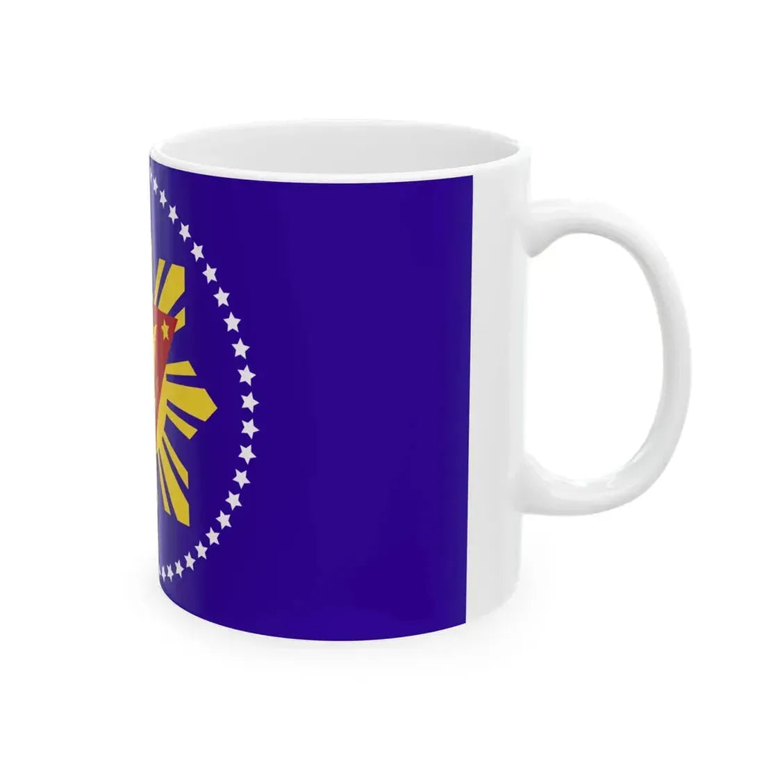 Flag of the President of the Philippines 1981-1986 (Philippines) White Coffee Mug - Go Mug Yourself