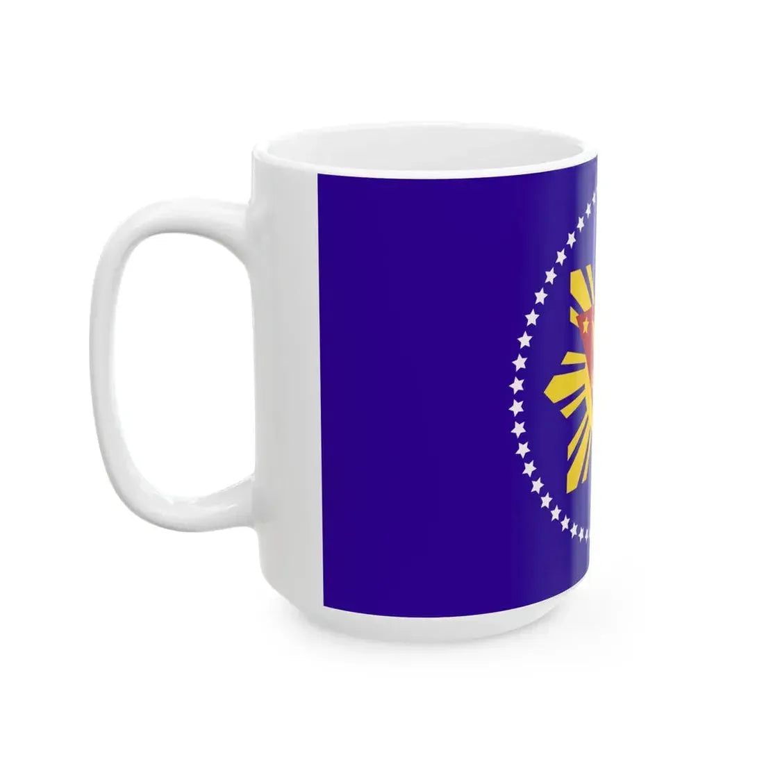 Flag of the President of the Philippines 1981-1986 (Philippines) White Coffee Mug - Go Mug Yourself