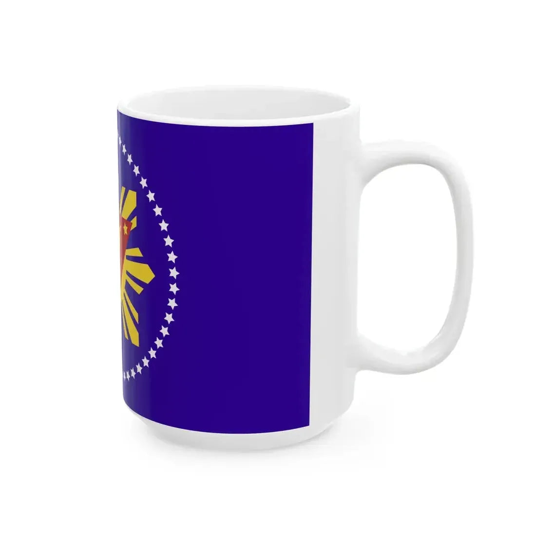 Flag of the President of the Philippines 1981-1986 (Philippines) White Coffee Mug - Go Mug Yourself