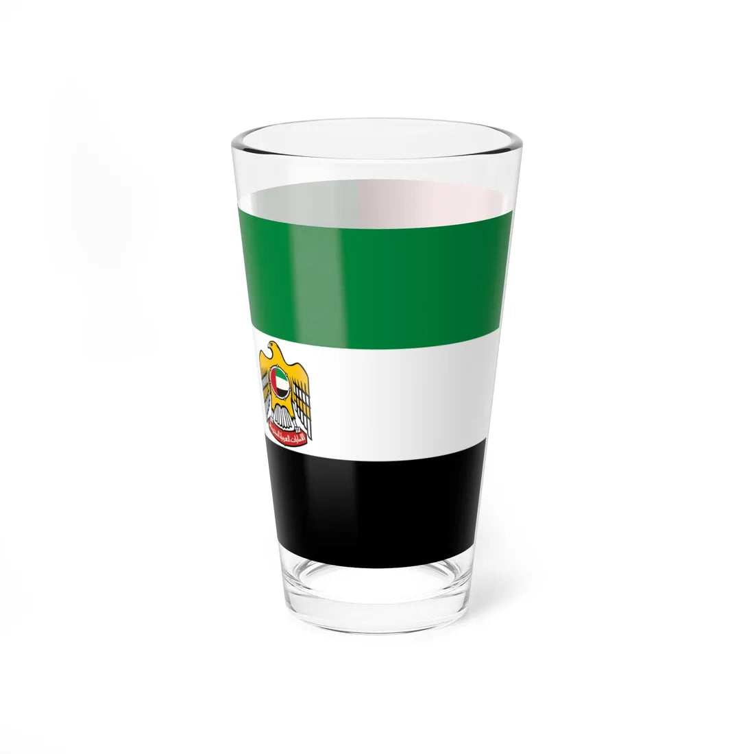 Flag of the President of the United Arab Emirates (United Arab Emirates) Pint Glass 16oz - Go Mug Yourself