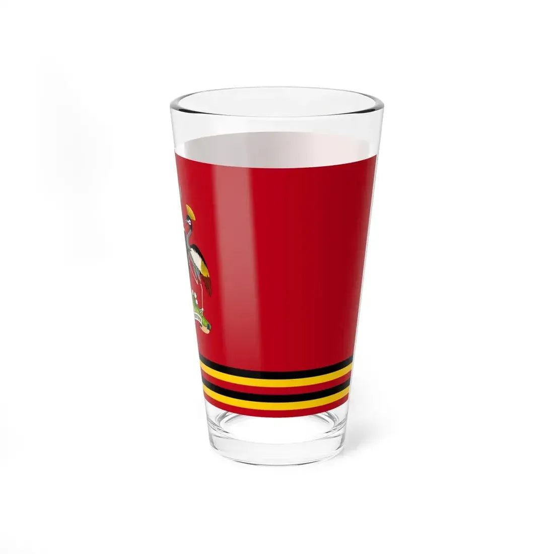 Flag of the President of Uganda (Uganda) Pint Glass 16oz - Go Mug Yourself