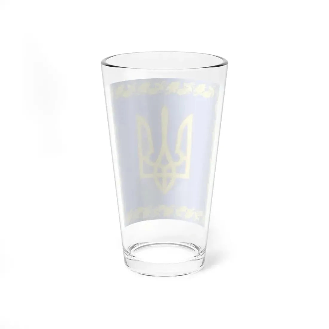 Flag of the President of Ukraine 1999-2006 detailed (Ukraine) Pint Glass 16oz - Go Mug Yourself