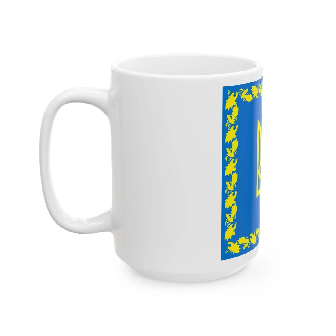 Flag of the President of Ukraine 1999-2006 (Ukraine) White Coffee Mug - Go Mug Yourself
