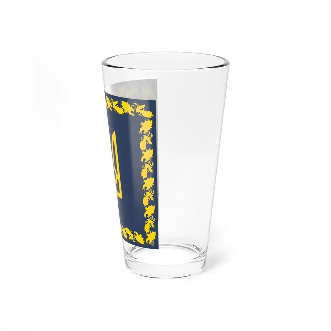 Flag of the President of Ukraine dark shade variant (Ukraine) Pint Glass 16oz - Go Mug Yourself