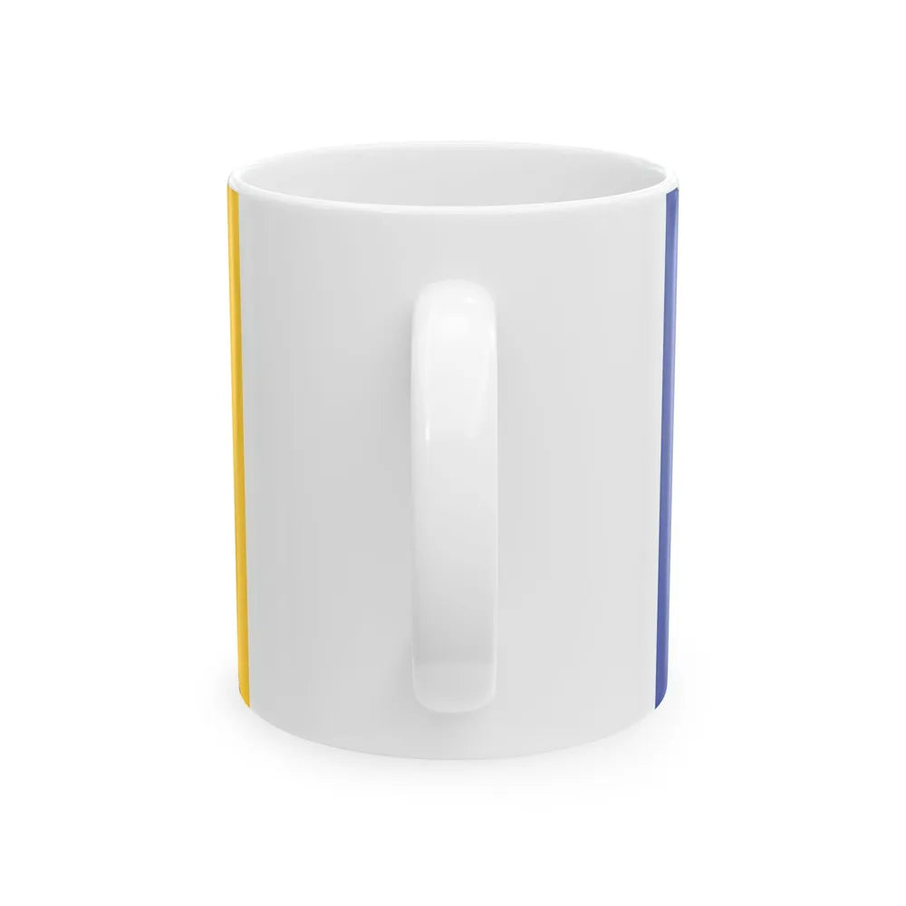 Flag of the Prime Minister of Barbados (Barbados) White Coffee Mug - Go Mug Yourself
