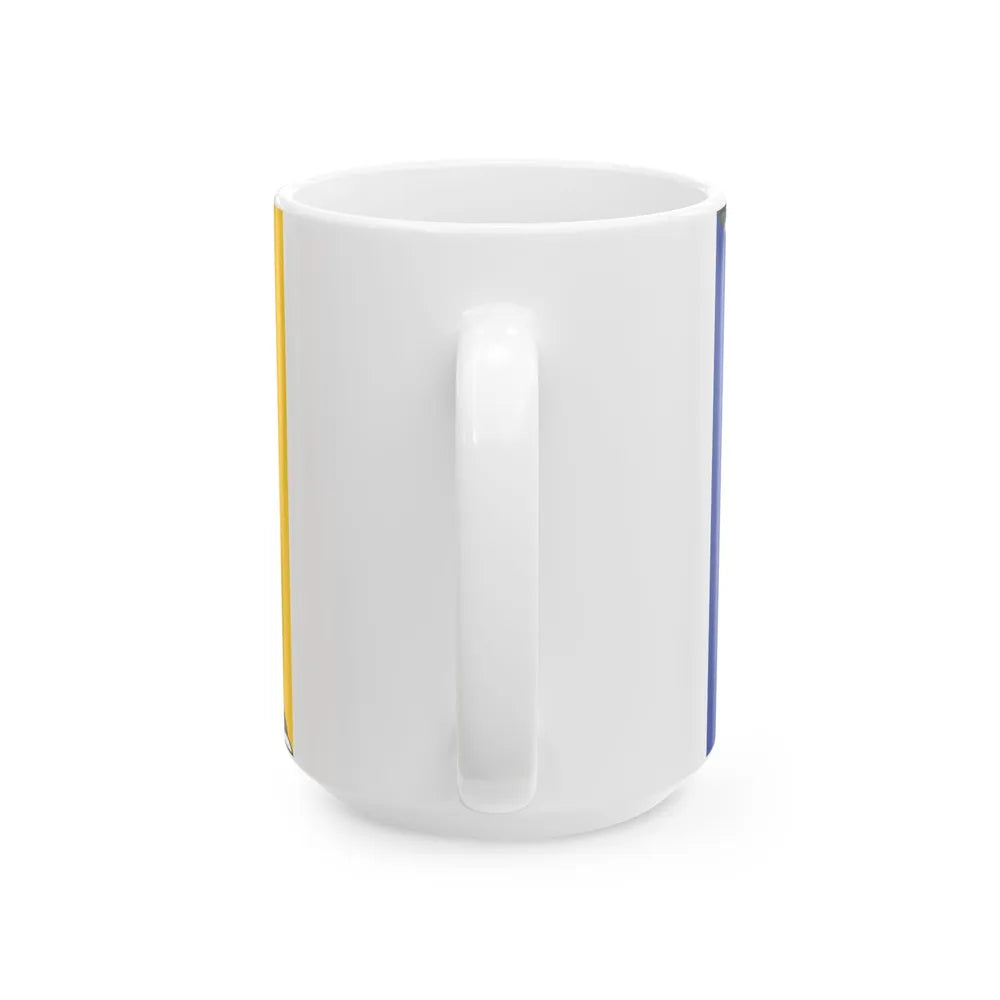 Flag of the Prime Minister of Barbados (Barbados) White Coffee Mug - Go Mug Yourself