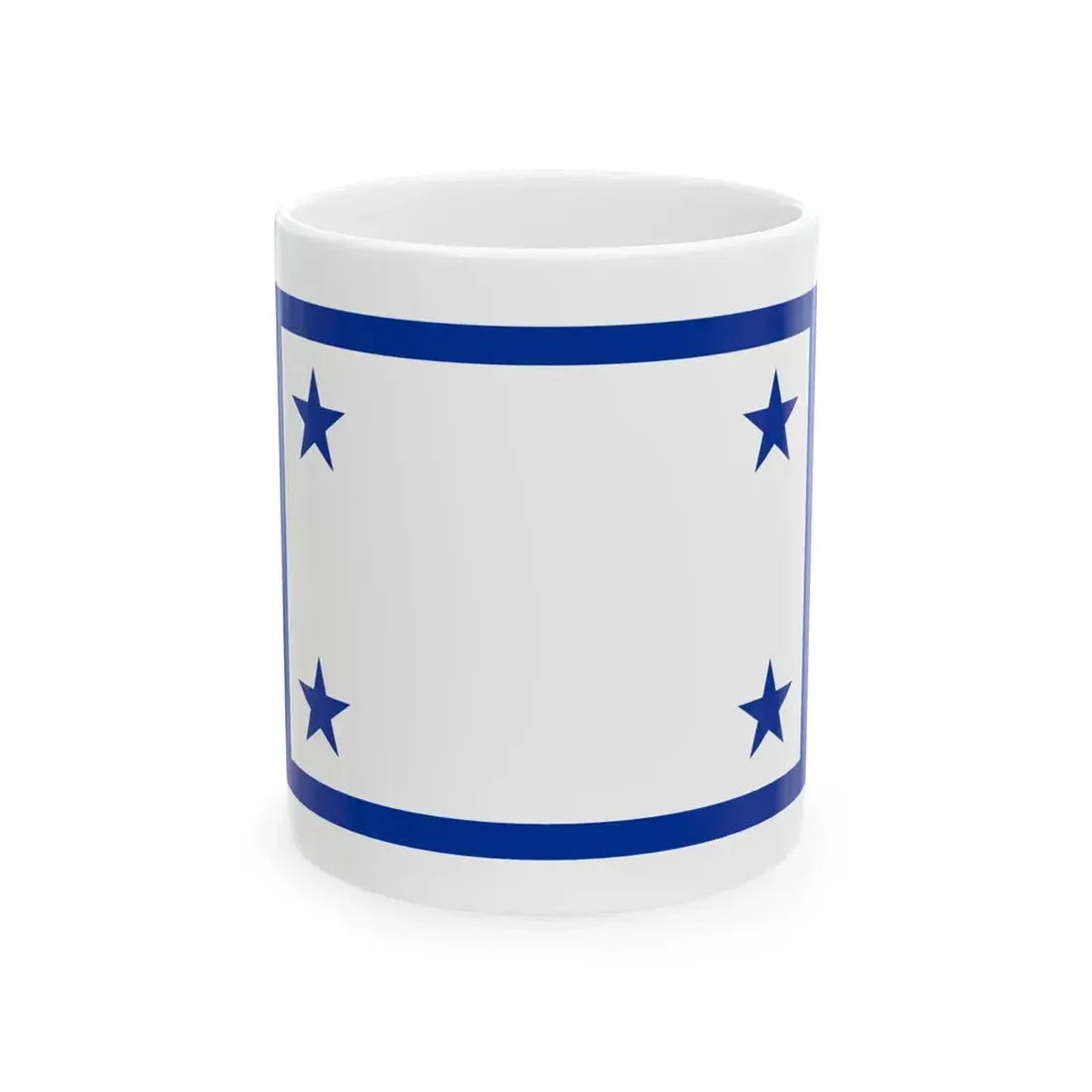 Flag of the Prime Minister of Cuba (Cuba) White Coffee Mug 11oz - Go Mug Yourself