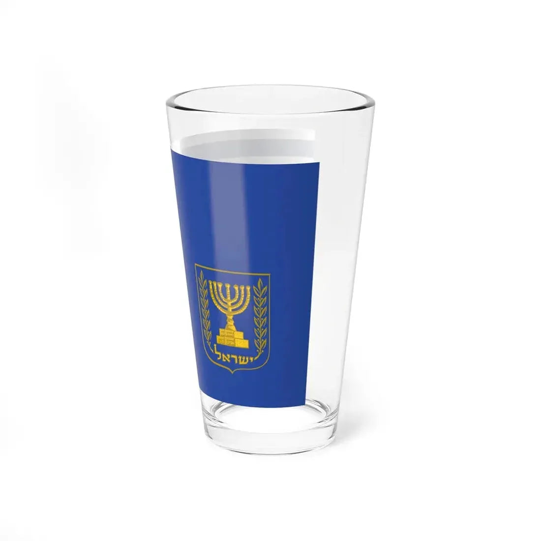 Flag of the Prime Minister of Israel (Israel) Pint Glass 16oz - Go Mug Yourself