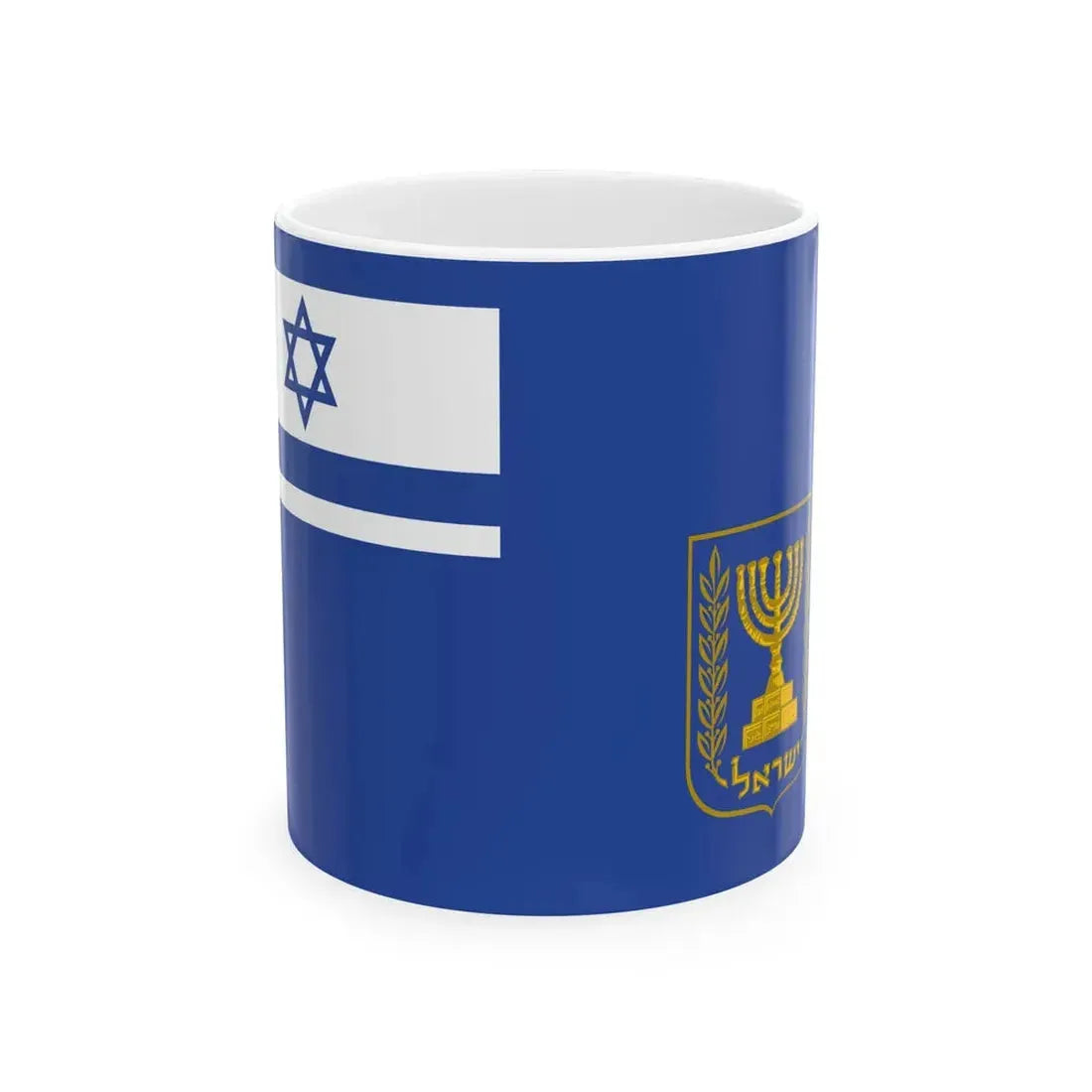 Flag of the Prime Minister of Israel (Israel) White Coffee Mug 11oz - Go Mug Yourself