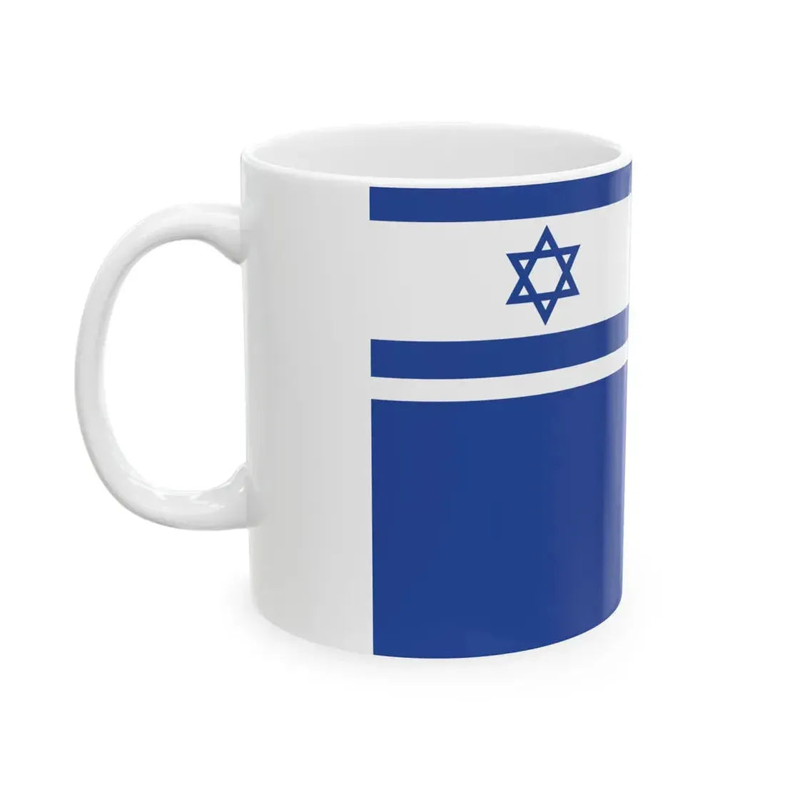 Flag of the Prime Minister of Israel (Israel) White Coffee Mug - Go Mug Yourself