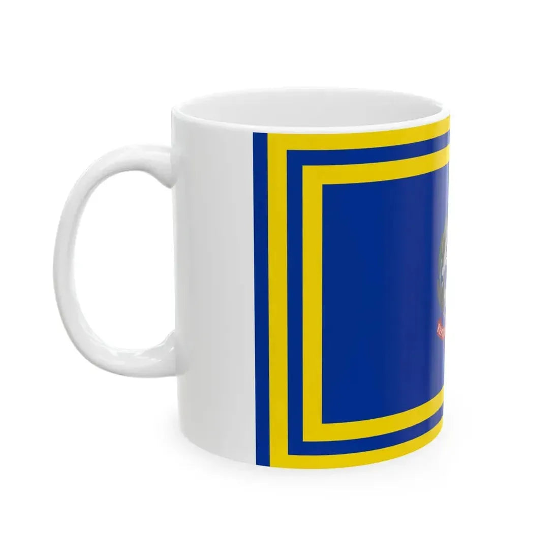 Flag of the Prime Minister of Italy (Italy) White Coffee Mug - Go Mug Yourself