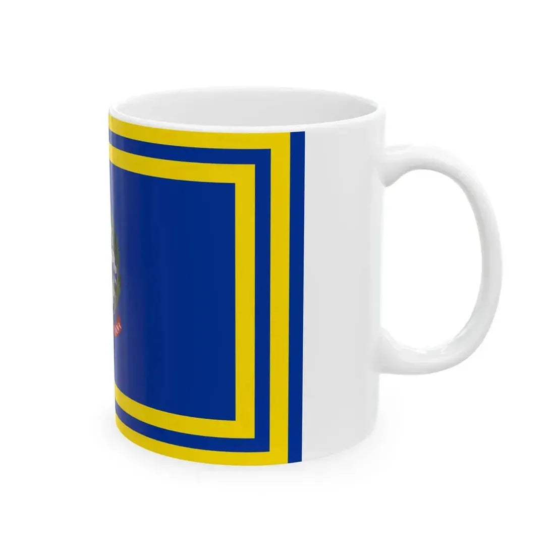 Flag of the Prime Minister of Italy (Italy) White Coffee Mug - Go Mug Yourself