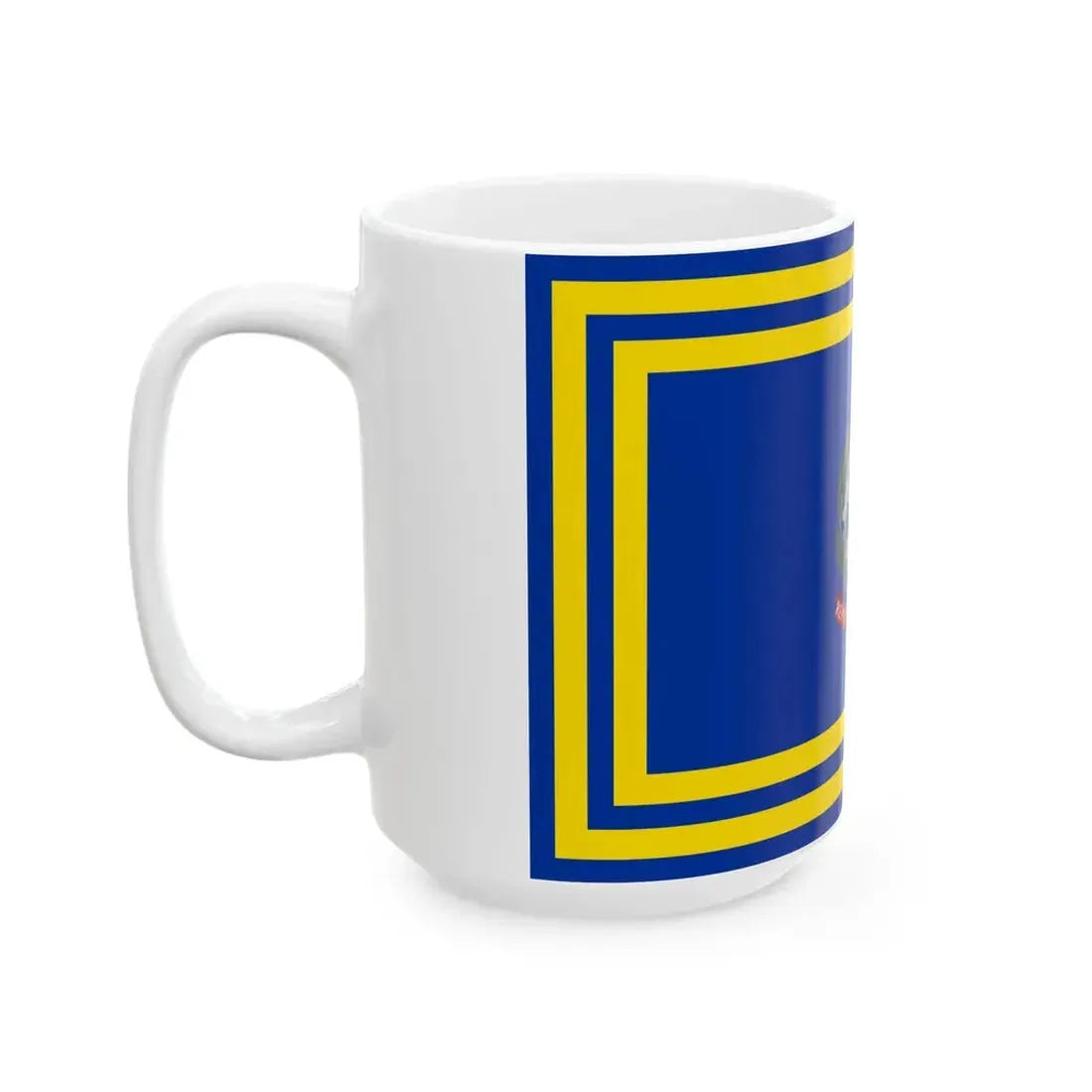 Flag of the Prime Minister of Italy (Italy) White Coffee Mug - Go Mug Yourself