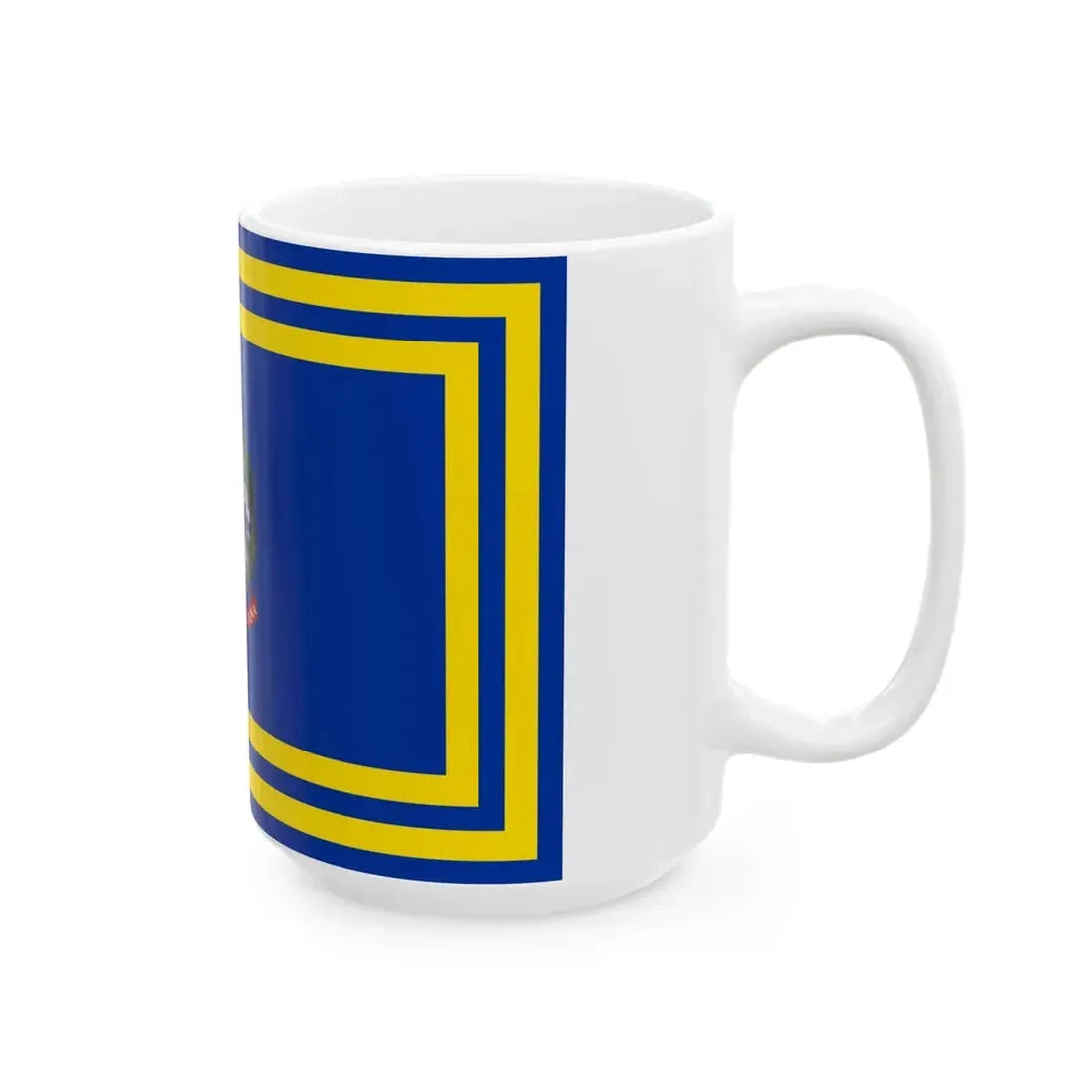Flag of the Prime Minister of Italy (Italy) White Coffee Mug - Go Mug Yourself