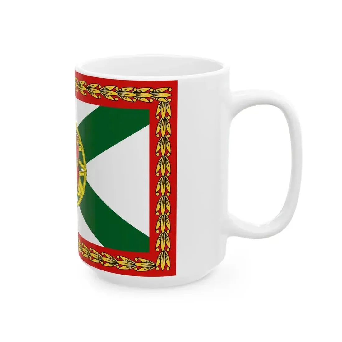 Flag of the Prime Minister of Portugal (Portugal) White Coffee Mug - Go Mug Yourself
