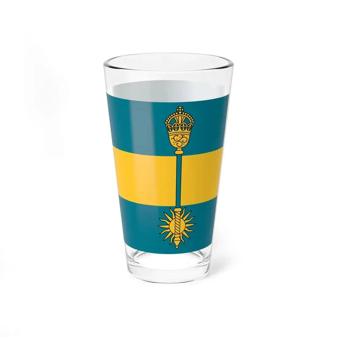 Flag of the Prime Minister of the Bahamas (Bahamas) Pint Glass 16oz - Go Mug Yourself