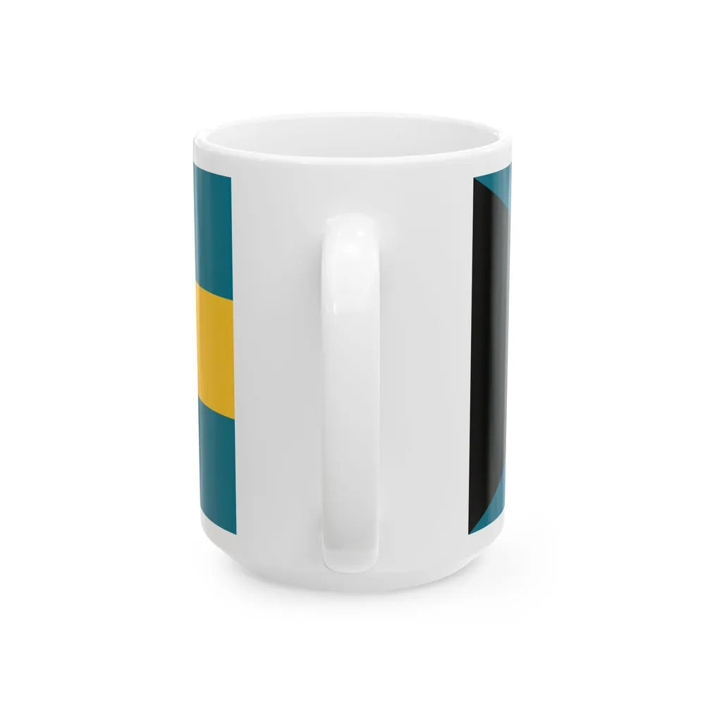 Flag of the Prime Minister of the Bahamas (Bahamas) White Coffee Mug - Go Mug Yourself