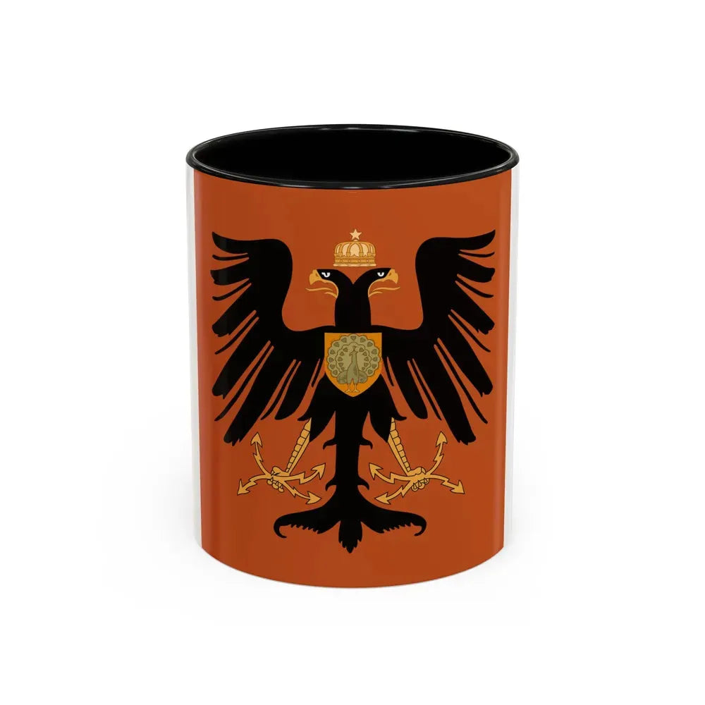 Flag of the Principality of Albania 1915 - Accent Coffee Mug 11oz Black - Go Mug Yourself