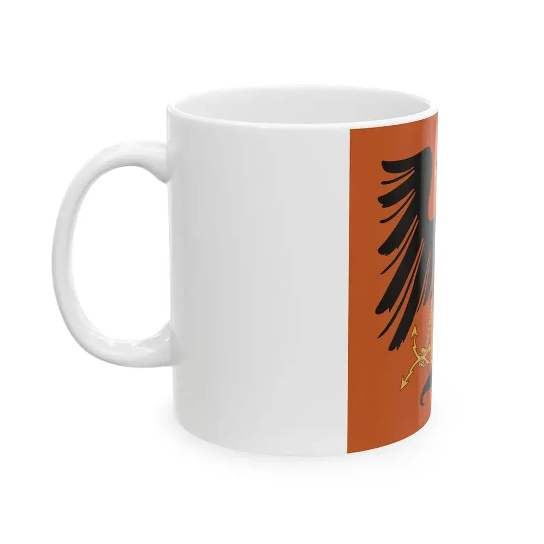 Flag of the Principality of Albania 1915 (Albania) White Coffee Mug - Go Mug Yourself