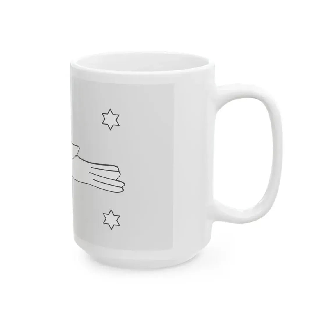 Flag of the Principality of Mingrelia (Georgia) White Coffee Mug - Go Mug Yourself