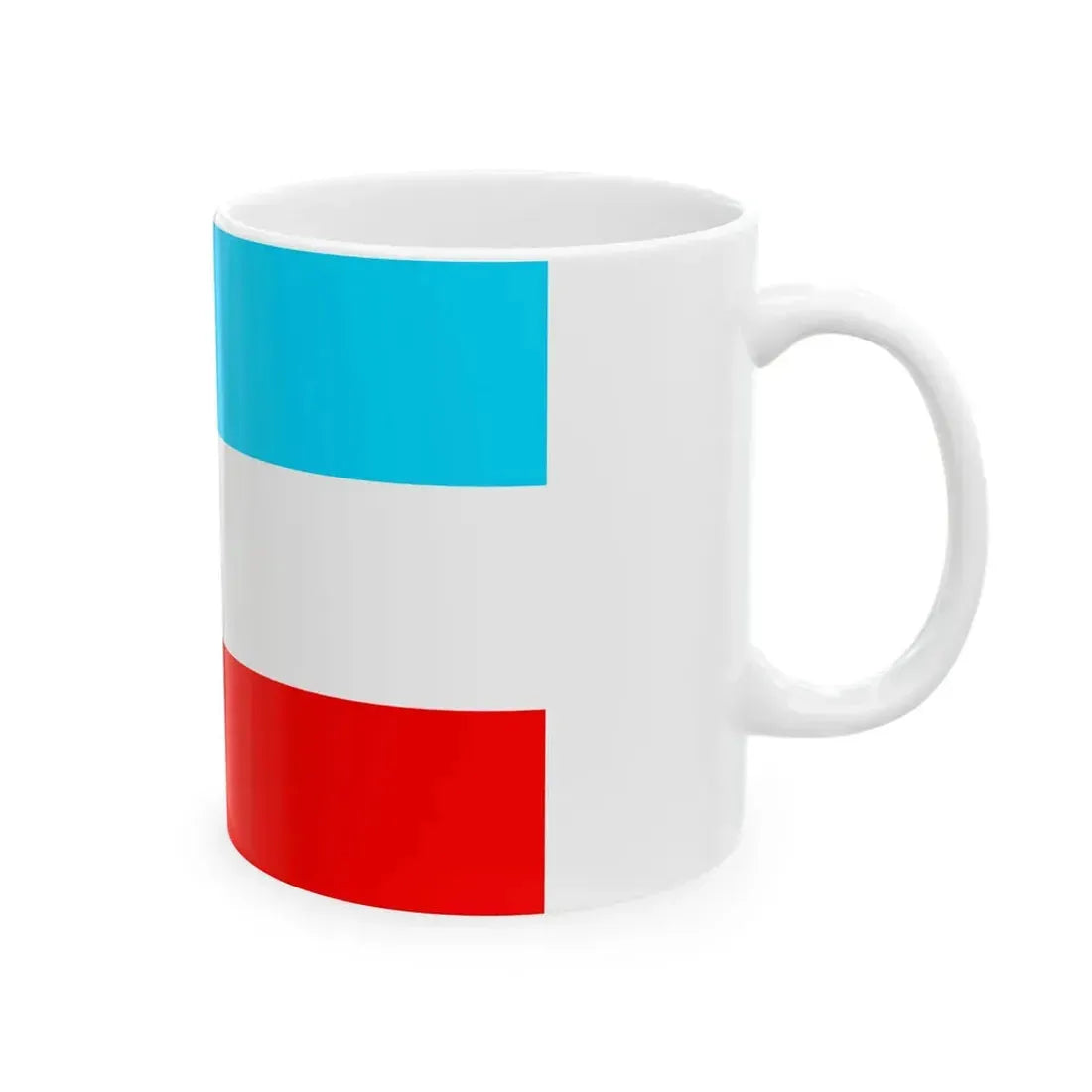 Flag of the Principality of Piombino (Italy) White Coffee Mug - Go Mug Yourself