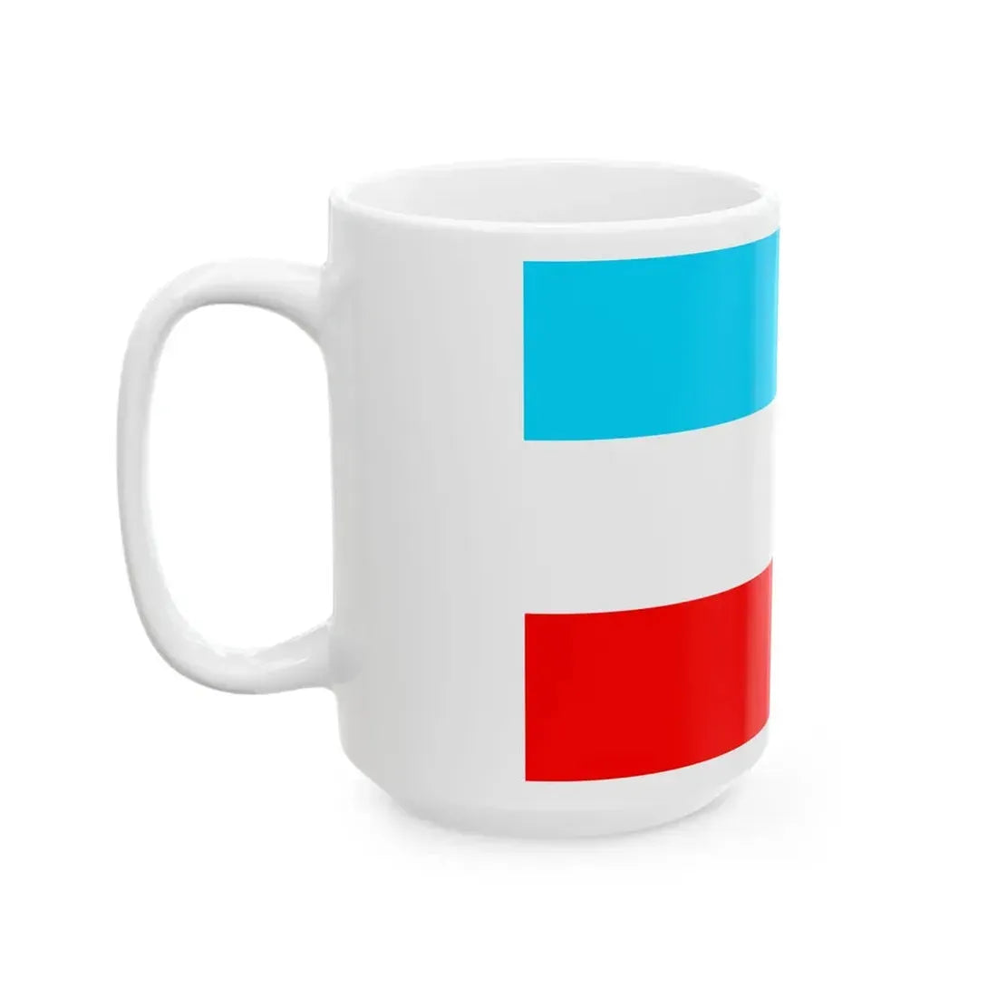 Flag of the Principality of Piombino (Italy) White Coffee Mug - Go Mug Yourself
