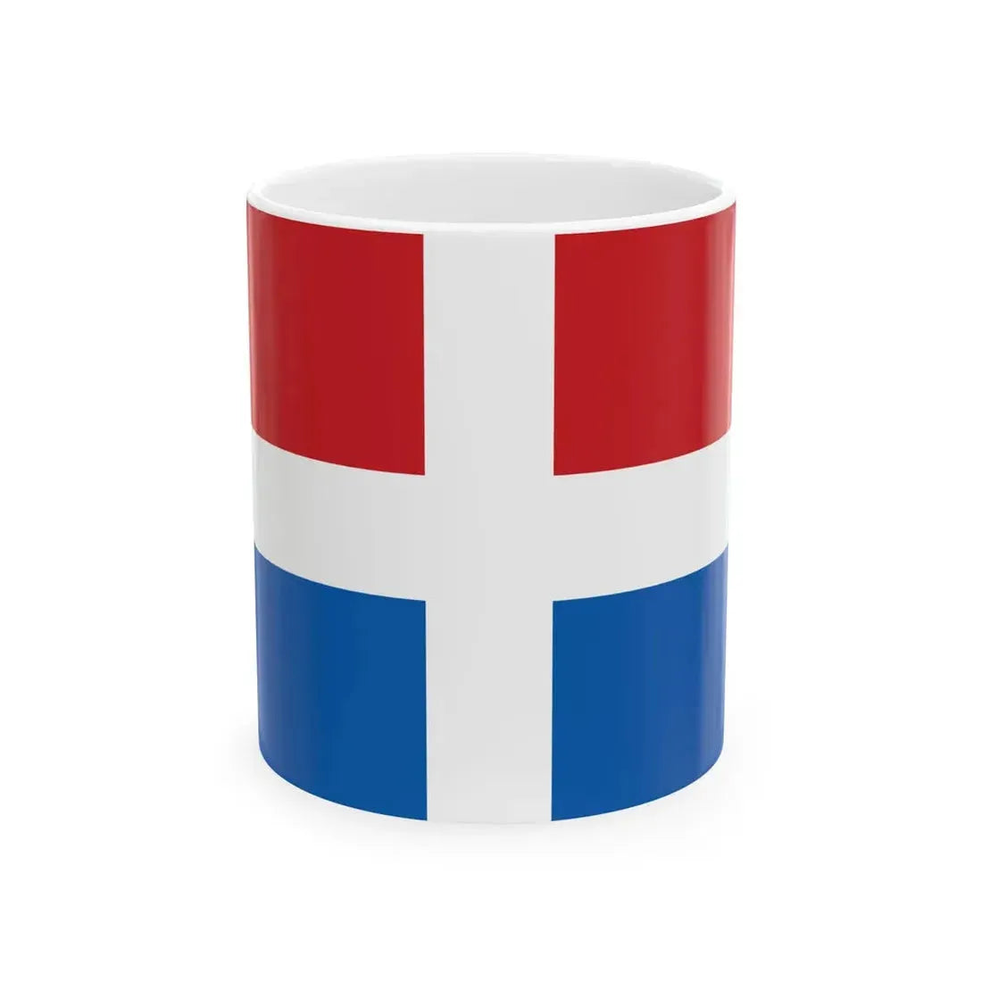 Flag of the Principality of Samos 1834-1912 (Greece) White Coffee Mug 11oz - Go Mug Yourself