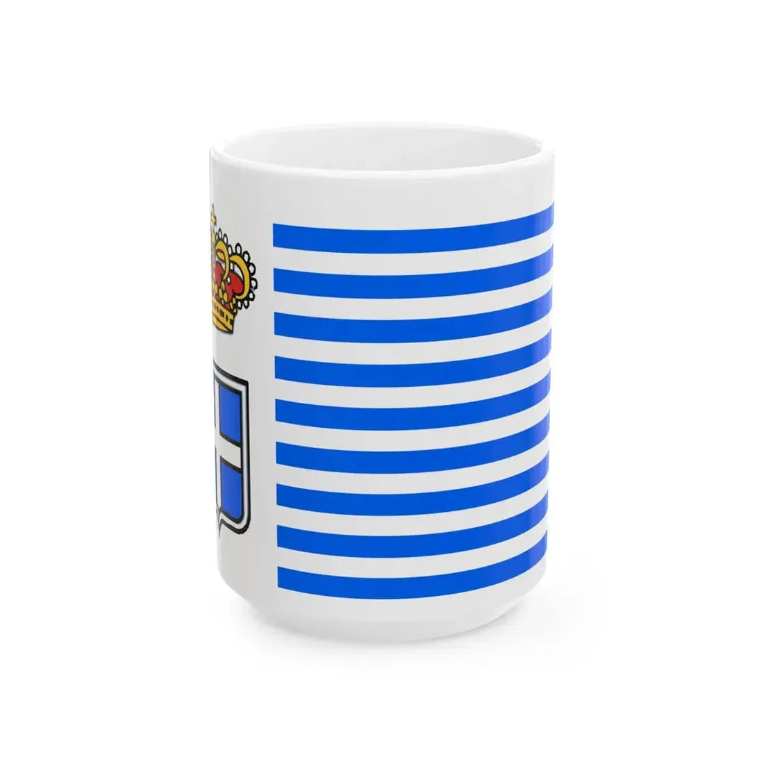 Flag of the Principality of Seborga (Italy) White Coffee Mug 15oz - Go Mug Yourself