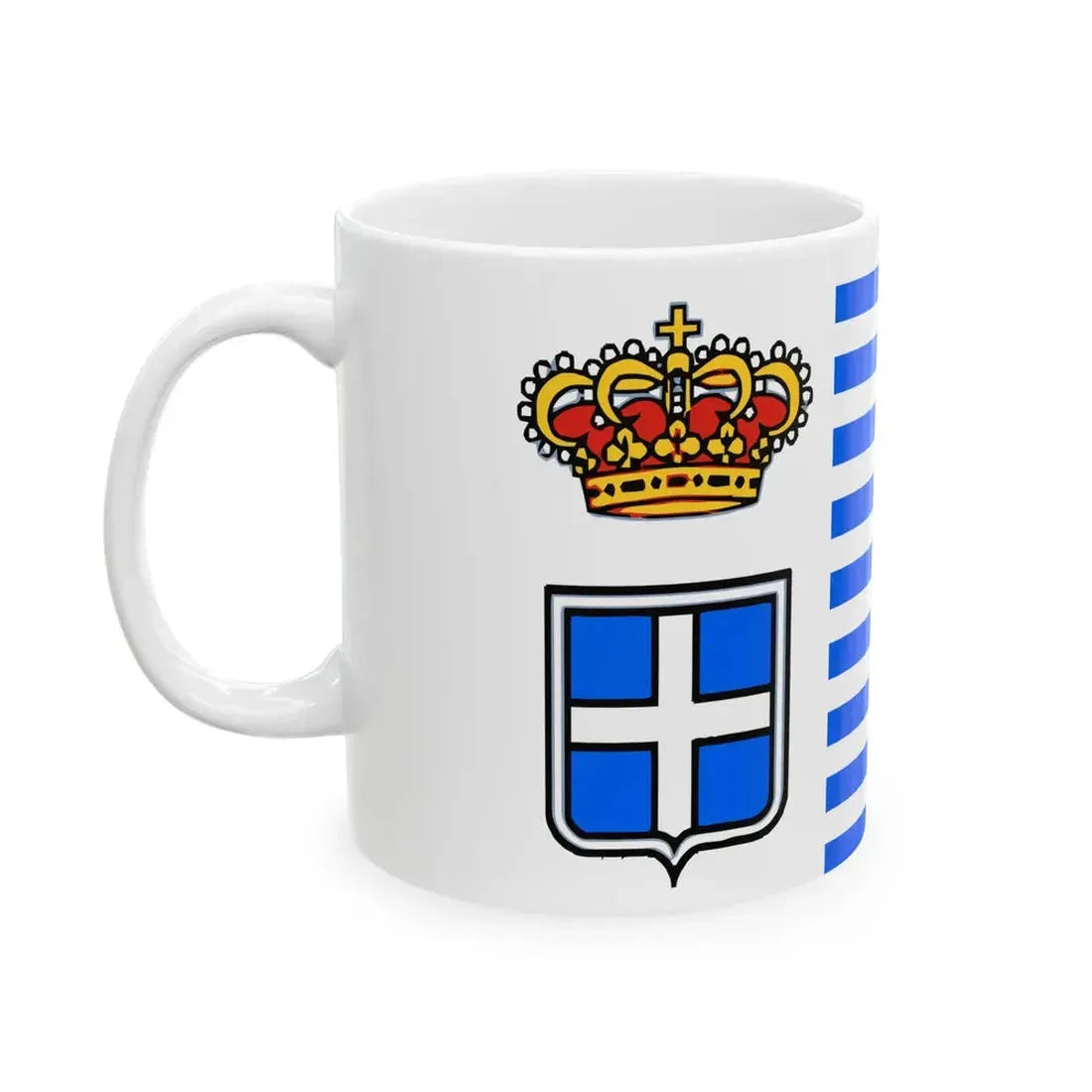 Flag of the Principality of Seborga (Italy) White Coffee Mug - Go Mug Yourself