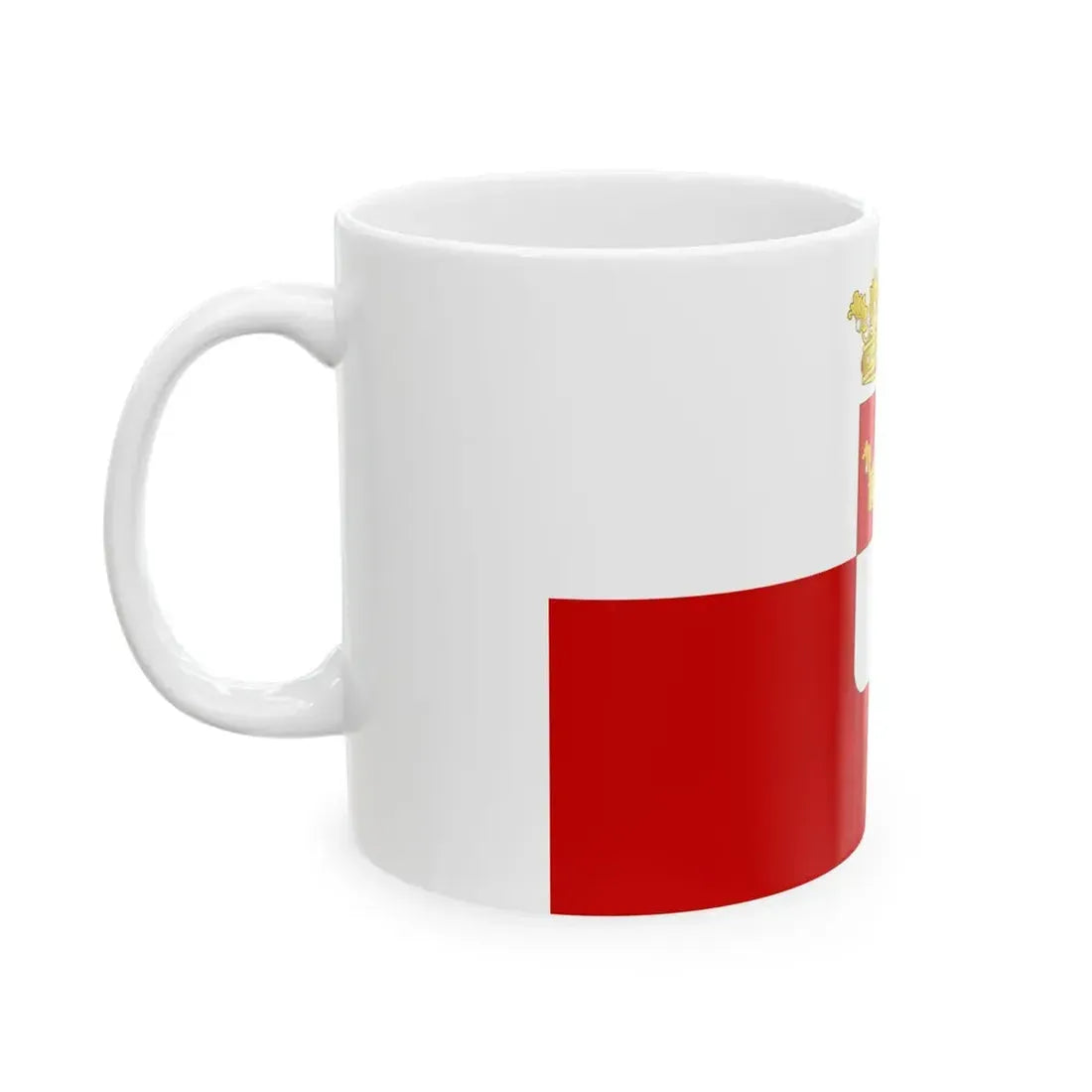 Flag of the province of Avellino (Italy) White Coffee Mug - Go Mug Yourself