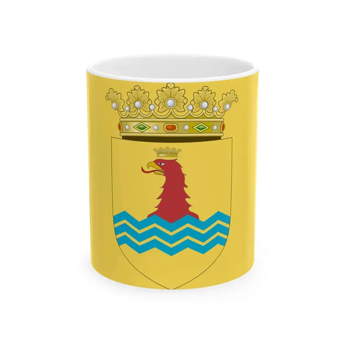 Flag of the Province of Basilicata (Italy) White Coffee Mug 11oz - Go Mug Yourself