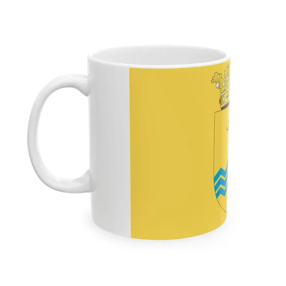Flag of the Province of Basilicata (Italy) White Coffee Mug - Go Mug Yourself