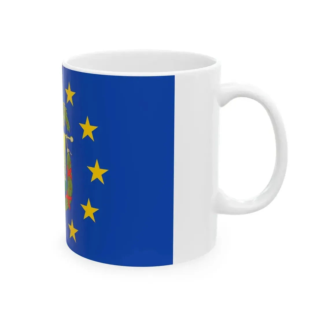Flag of the Province of Belluno (Italy) White Coffee Mug - Go Mug Yourself