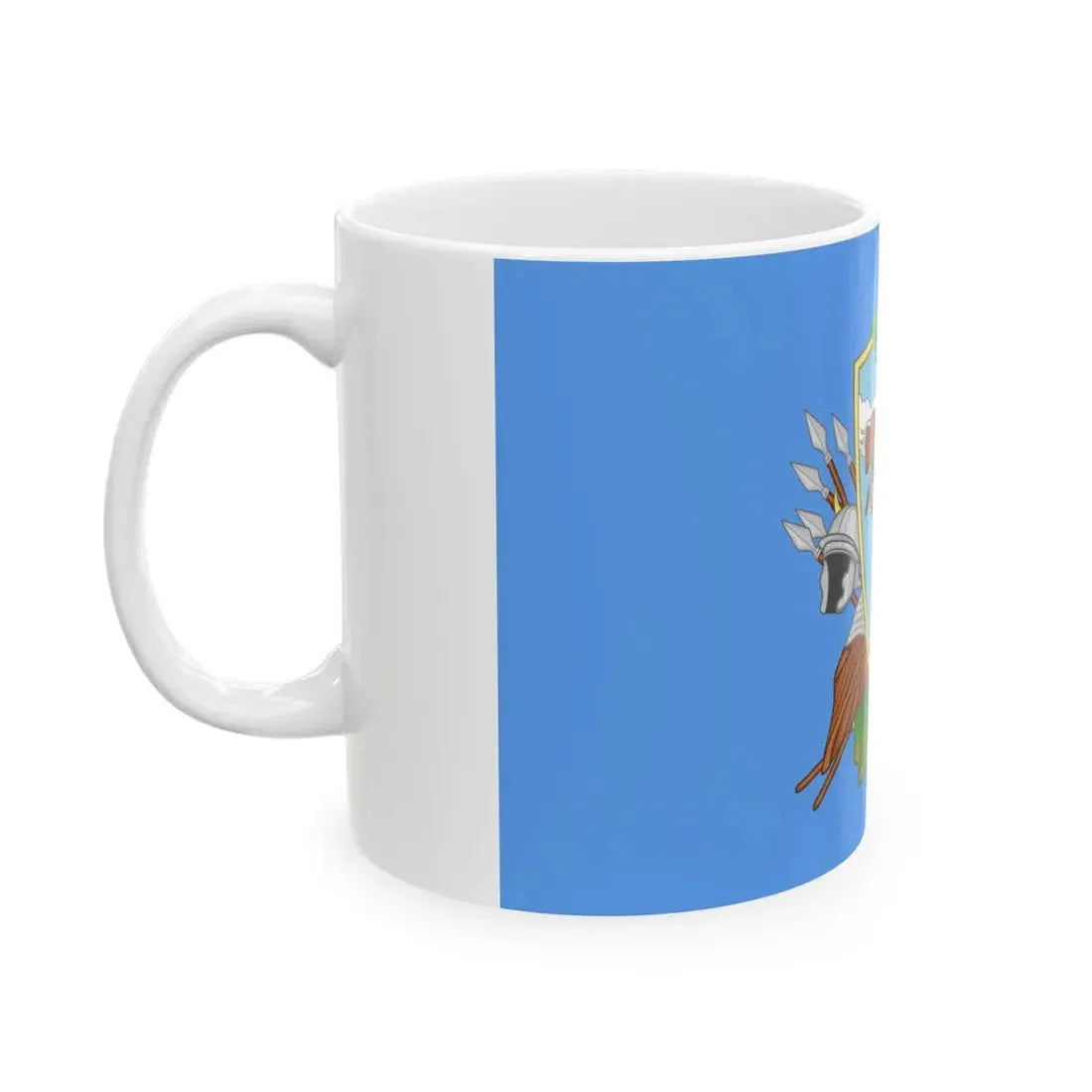 Flag of the province of Benevento (Italy) White Coffee Mug - Go Mug Yourself