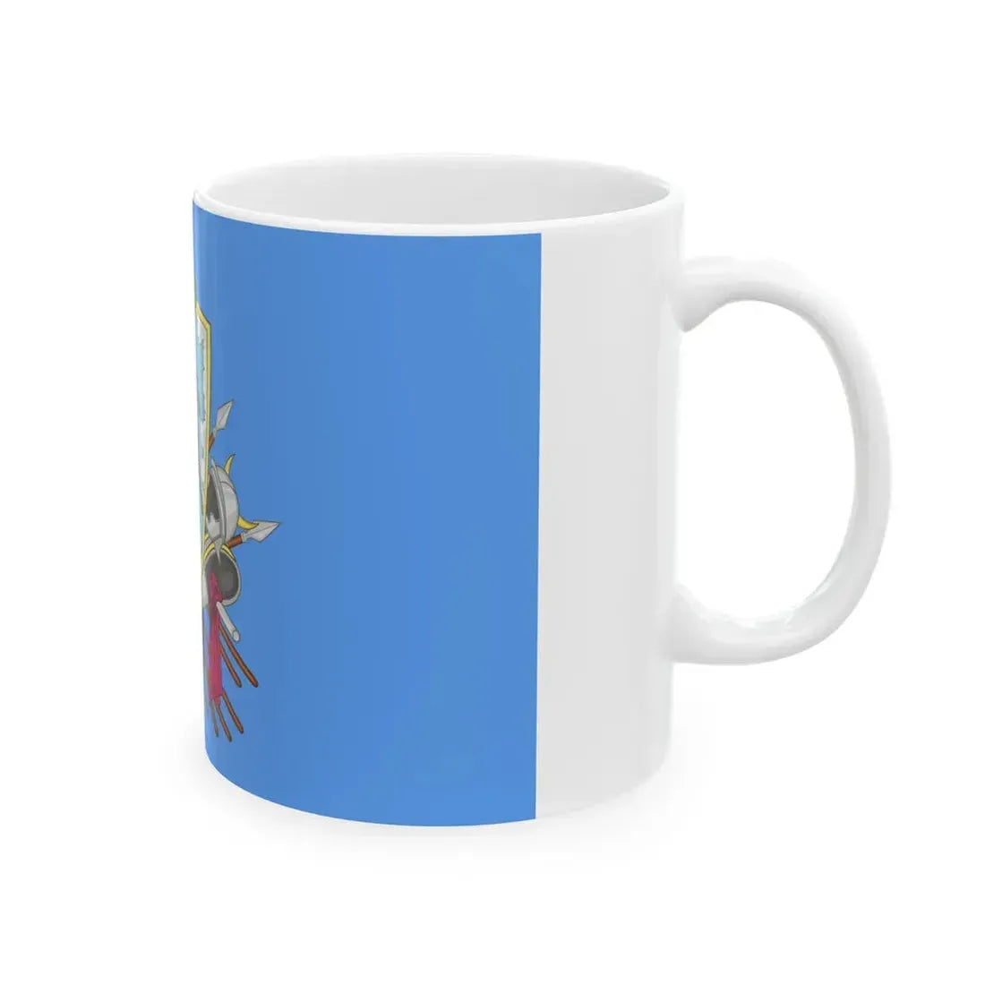 Flag of the province of Benevento (Italy) White Coffee Mug - Go Mug Yourself