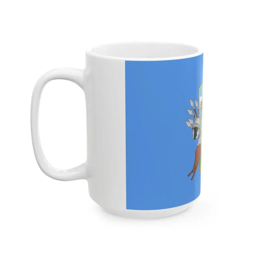 Flag of the province of Benevento (Italy) White Coffee Mug - Go Mug Yourself