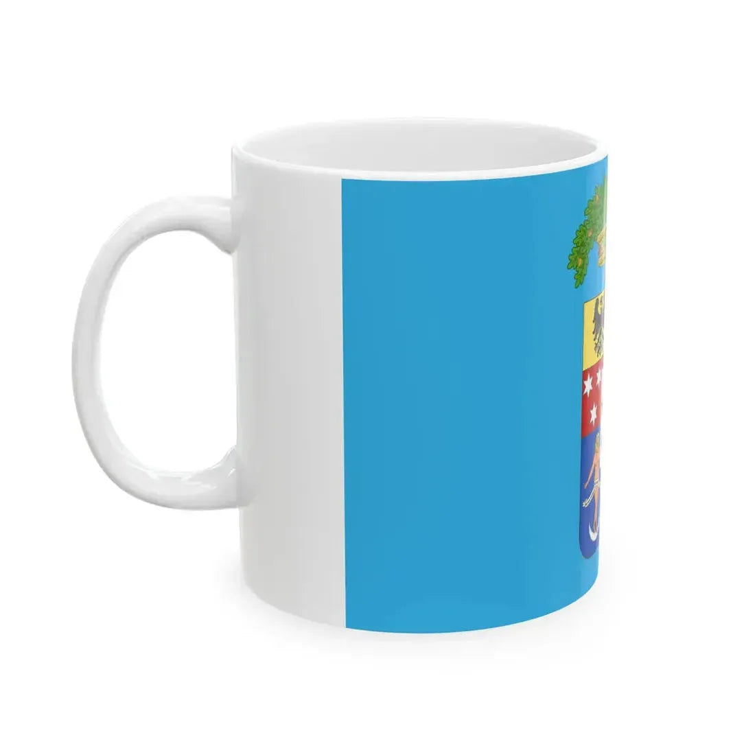 Flag of the Province of Brescia (Italy) White Coffee Mug - Go Mug Yourself